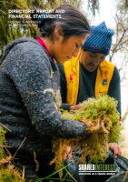 Inka Moss harvesters collect sphagnum moss in the community of Tambillio, Peru.